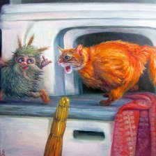 Схема вышивки «ДОМОВОЙ И ВСЕ-ВСЕ-ВСЕ»