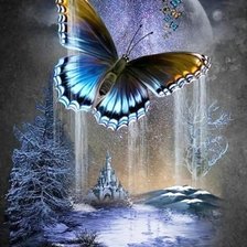 Схема вышивки «Бабочка»