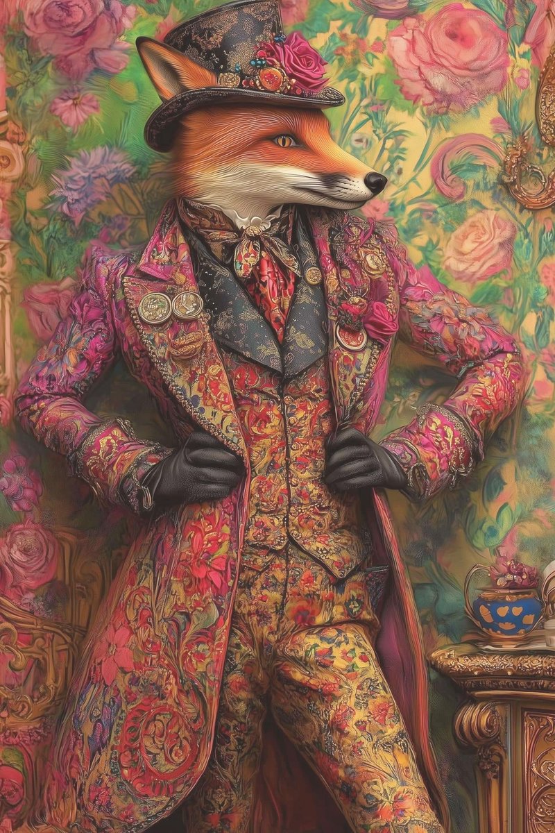 Mr Fox - arta digitala - оригинал