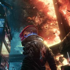 Схема вышивки «cyberpunk 2077»