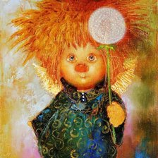 Схема вышивки «ангел»