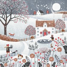 Схема вышивки «Зима»