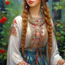 Схема вышивки «Русская красота 9»