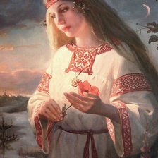 Схема вышивки «Русская красота 11»