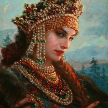 Схема вышивки «Русская красота 17»