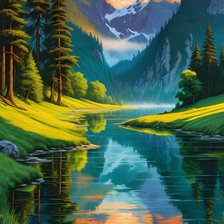 Схема вышивки «Природа»