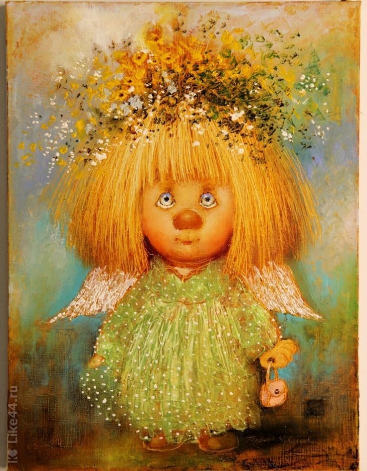 ангел в венке - ангел, венок - оригинал