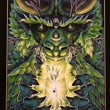 Схема вышивки «лес»