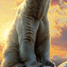 Схема вышивки «медведь»