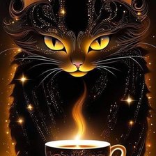 Схема вышивки «Ваш вечерний чай...»