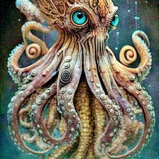 Схема вышивки «Гениальный осьминог»
