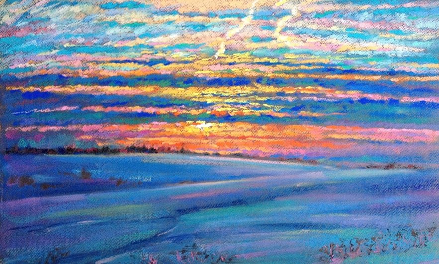 Георгий парфенов - зима природа пейзаж - оригинал