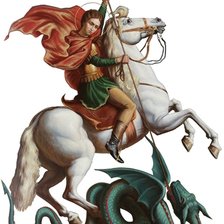 Георгий Победоносец на коне