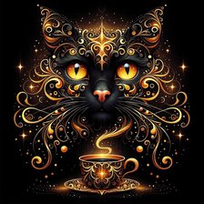 Схема вышивки «Кошки»