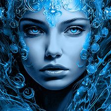 Схема вышивки «Снежная королева»