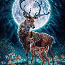 Схема вышивки «Moose»