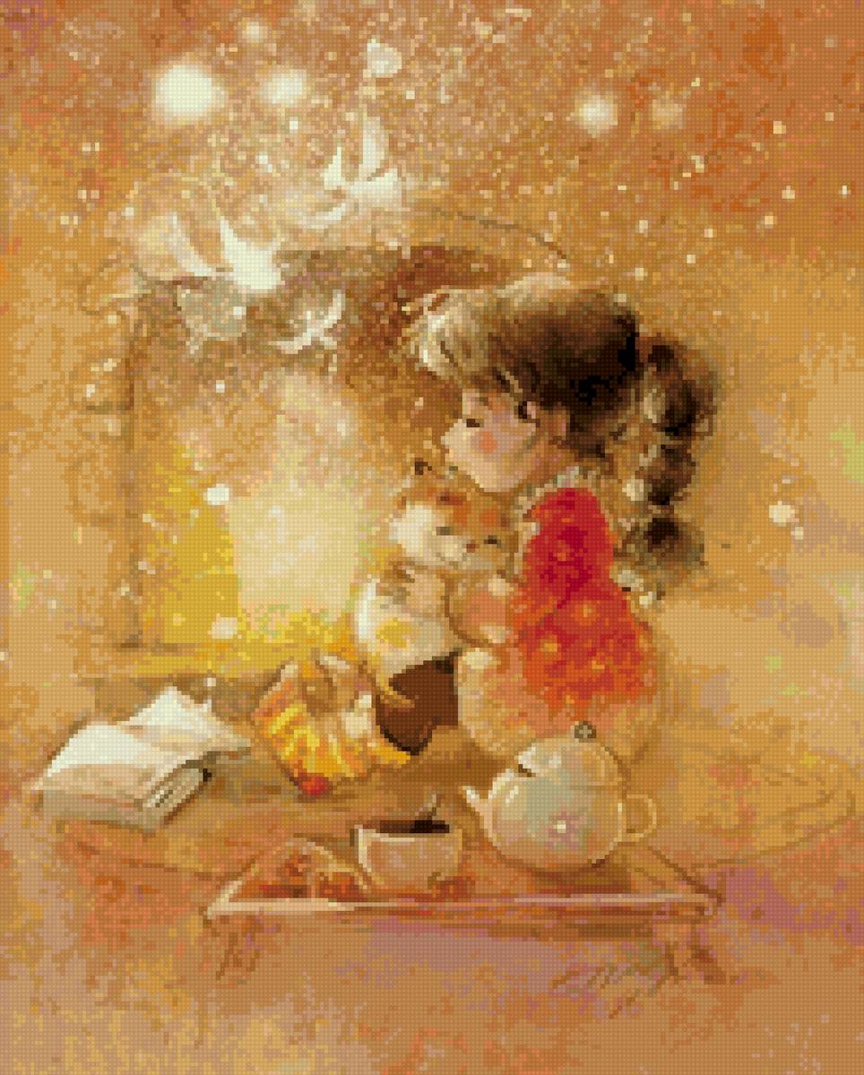 Екатерина бабок - зима дети - предпросмотр