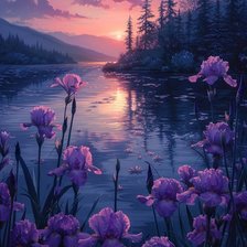 Схема вышивки «Природа»