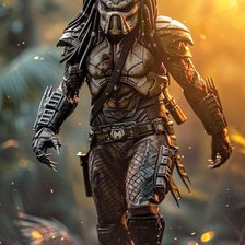 Схема вышивки «Хищник»