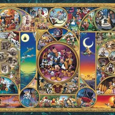 Схема вышивки «Familia Disney»