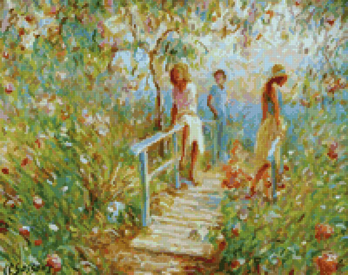 Клод фосс - лето сад - предпросмотр