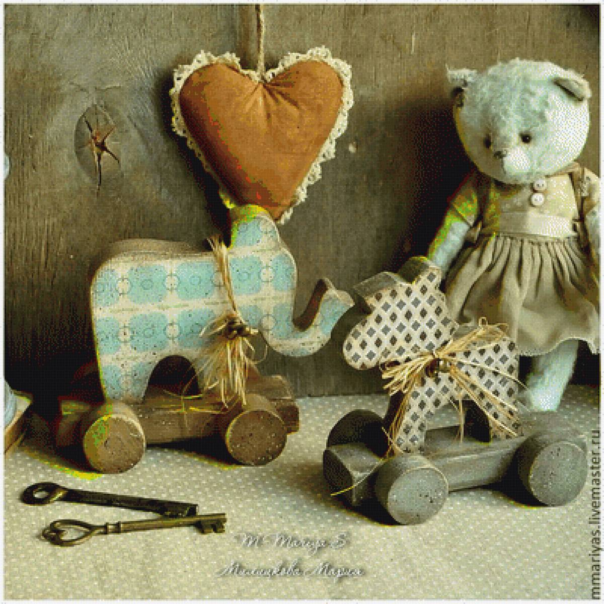 мишки - мишки, винтаж - предпросмотр