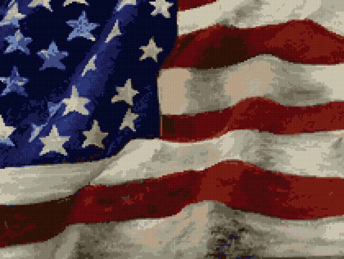 Флаг страны Америка - флаг, сша, страна, америка - предпросмотр