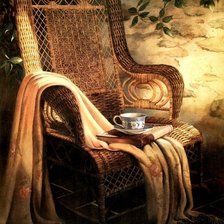 Схема вышивки «кресло, вечер»