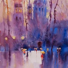 Схема вышивки «Прага»