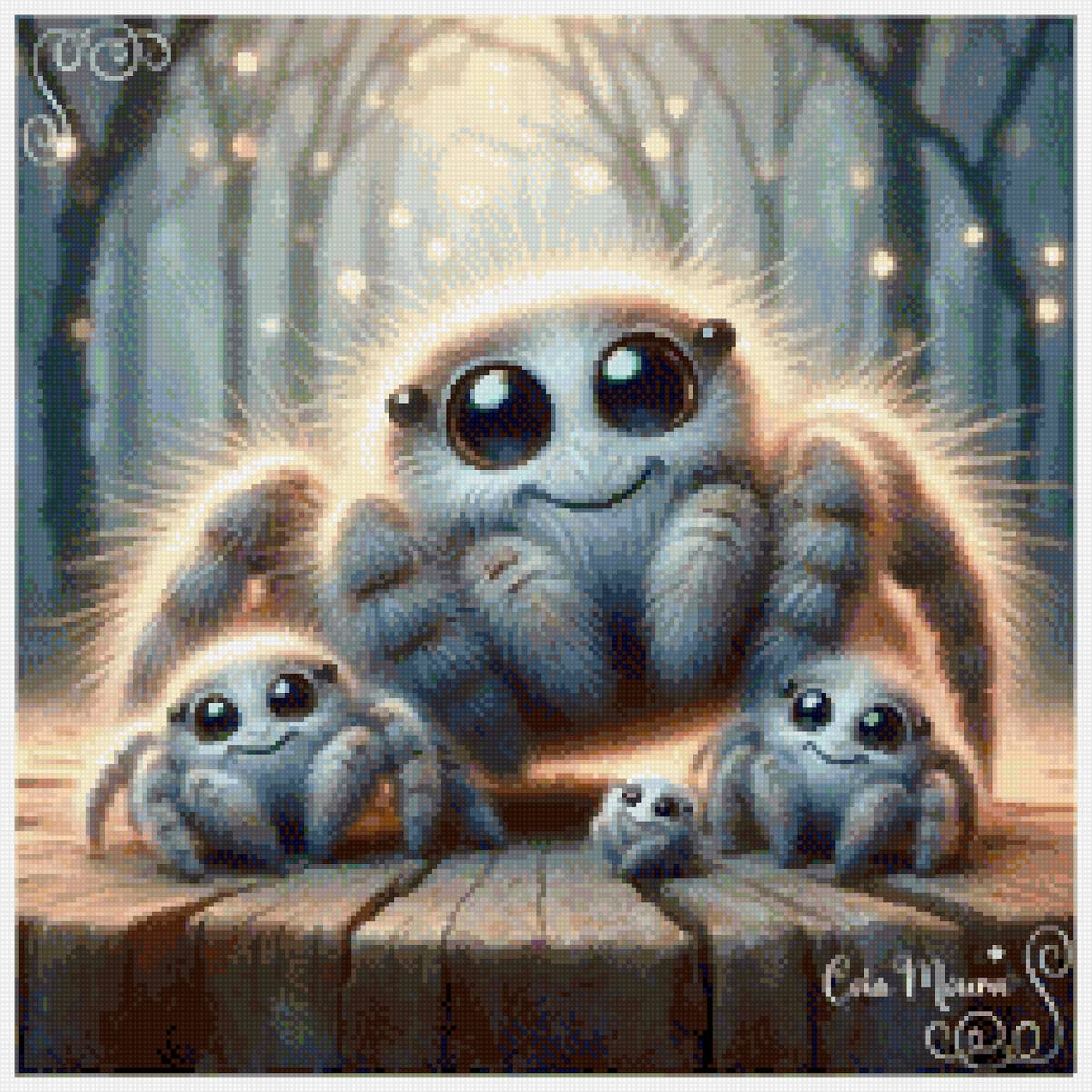 Паук - семья - предпросмотр