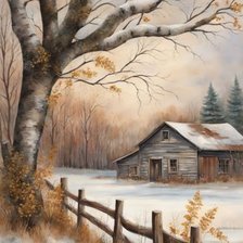 Схема вышивки «Winter»