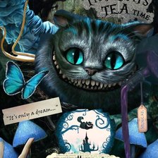 Схема вышивки «Алиса в стране чудес»