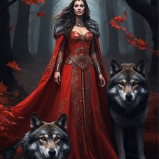 Схема вышивки «Красная шапочка»