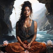 Схема вышивки «Йога»