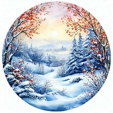 Схема вышивки «зима-зимушка»