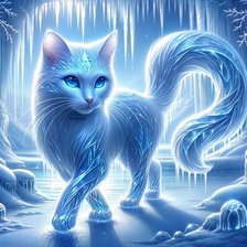 Схема вышивки «Ледяная красавица»