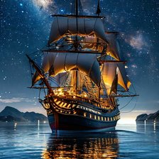 Схема вышивки «Полярная звезда»