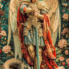 Схема вышивки «Архангел Михаил»