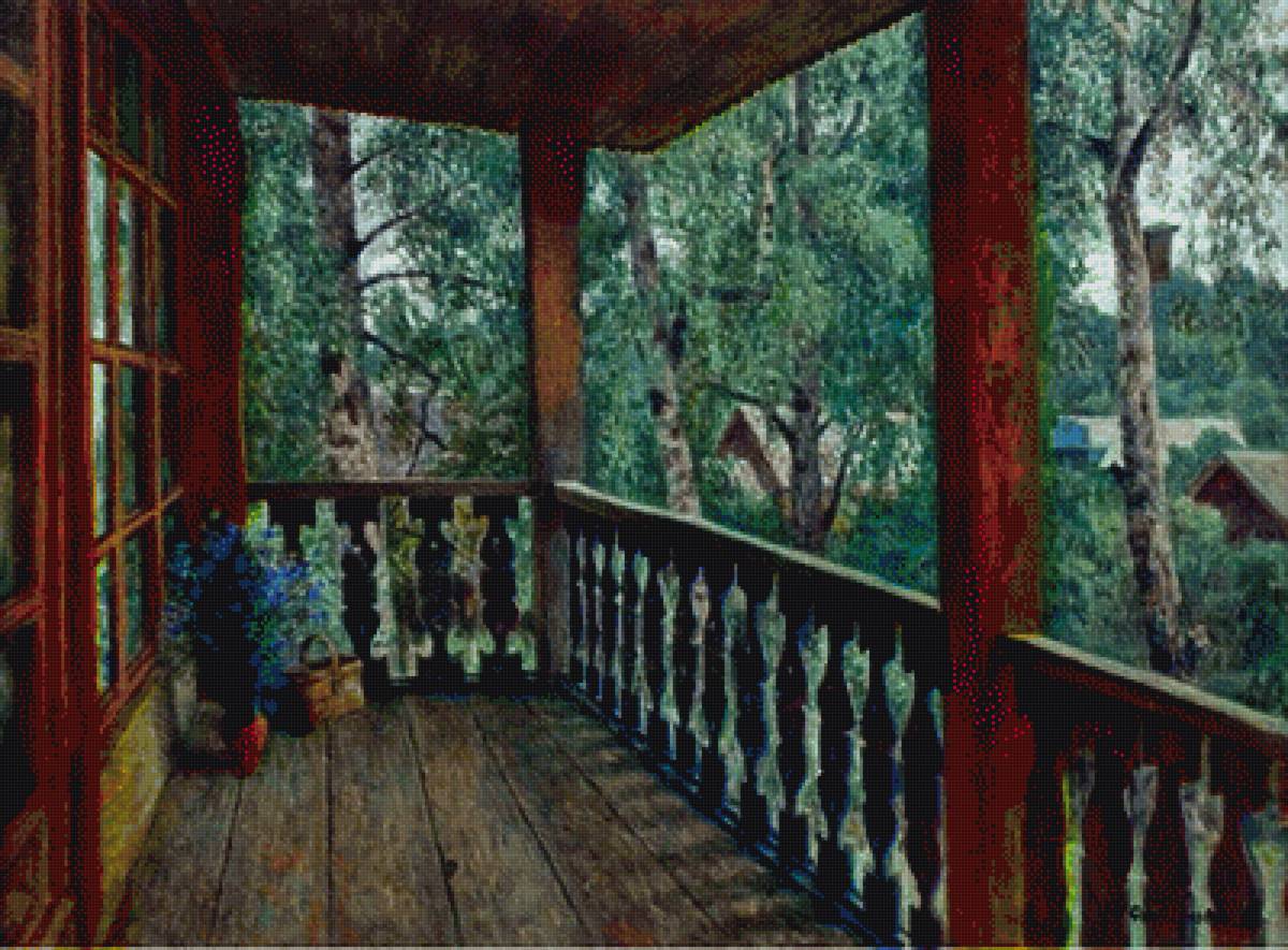 на даче - дача, деревня - предпросмотр