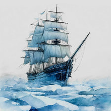 Схема вышивки «Лед»