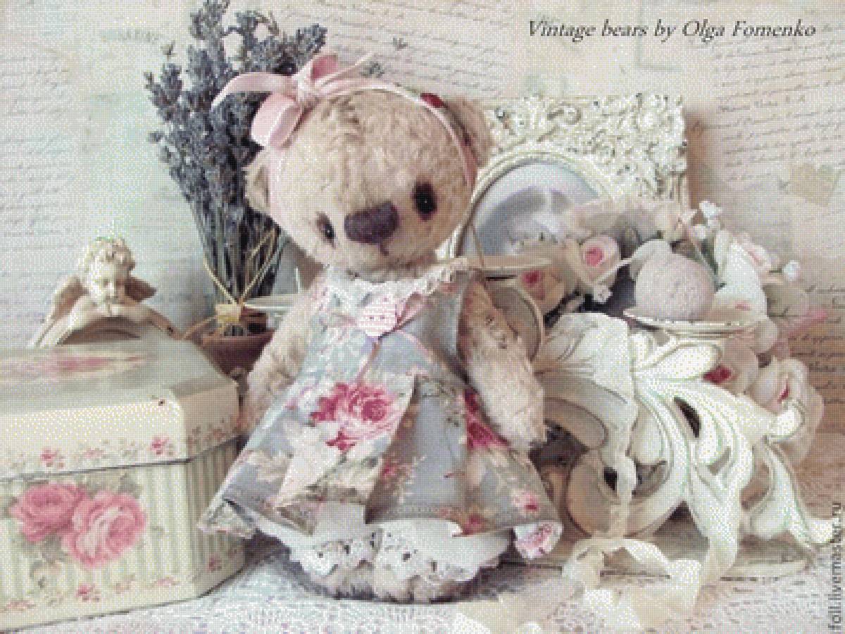 мишки тэдди - винтаж, мишки - предпросмотр