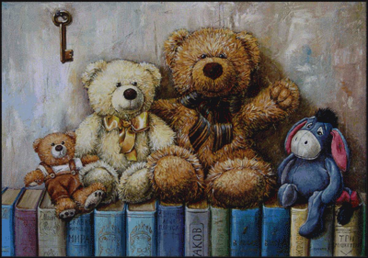 мишки - книги, мишки - предпросмотр