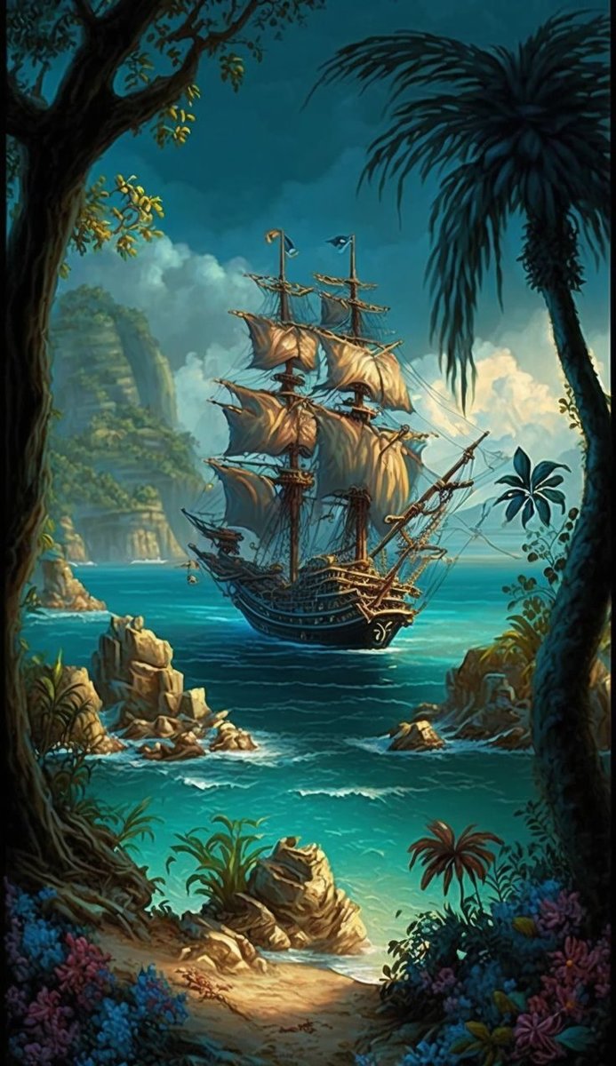 №2835145 - корабль, природа - оригинал