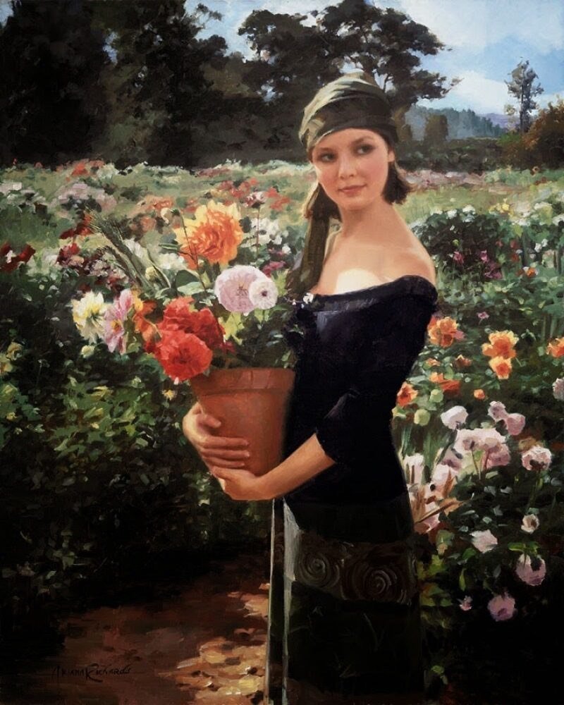 летний день - лето, цветы - оригинал