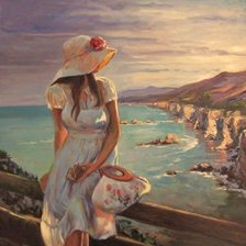 Схема вышивки «морской пейзаж»