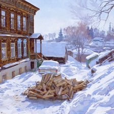 Схема вышивки «пантелеев. зимнее солнце»