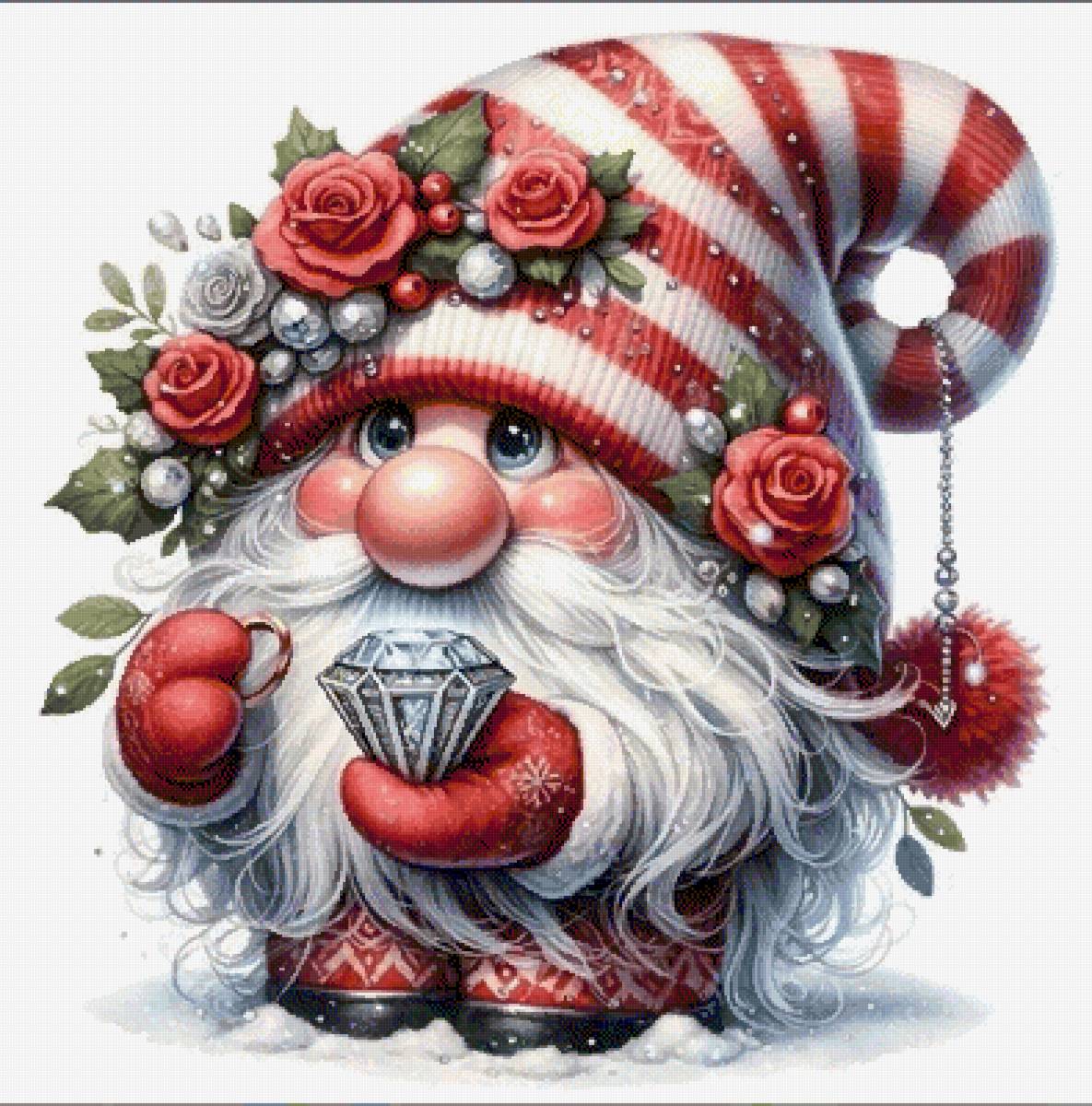 Новогодний гном - предпросмотр