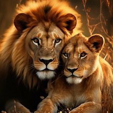 Схема вышивки «львиная верность»