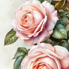 Схема вышивки «Розы»