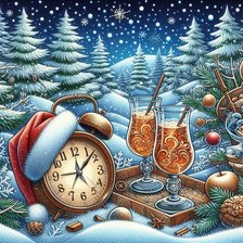 Схема вышивки «новогодняя»